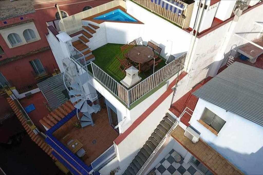 Casa Con Piscina Junto Catedral De Sevilla Kültér fotó